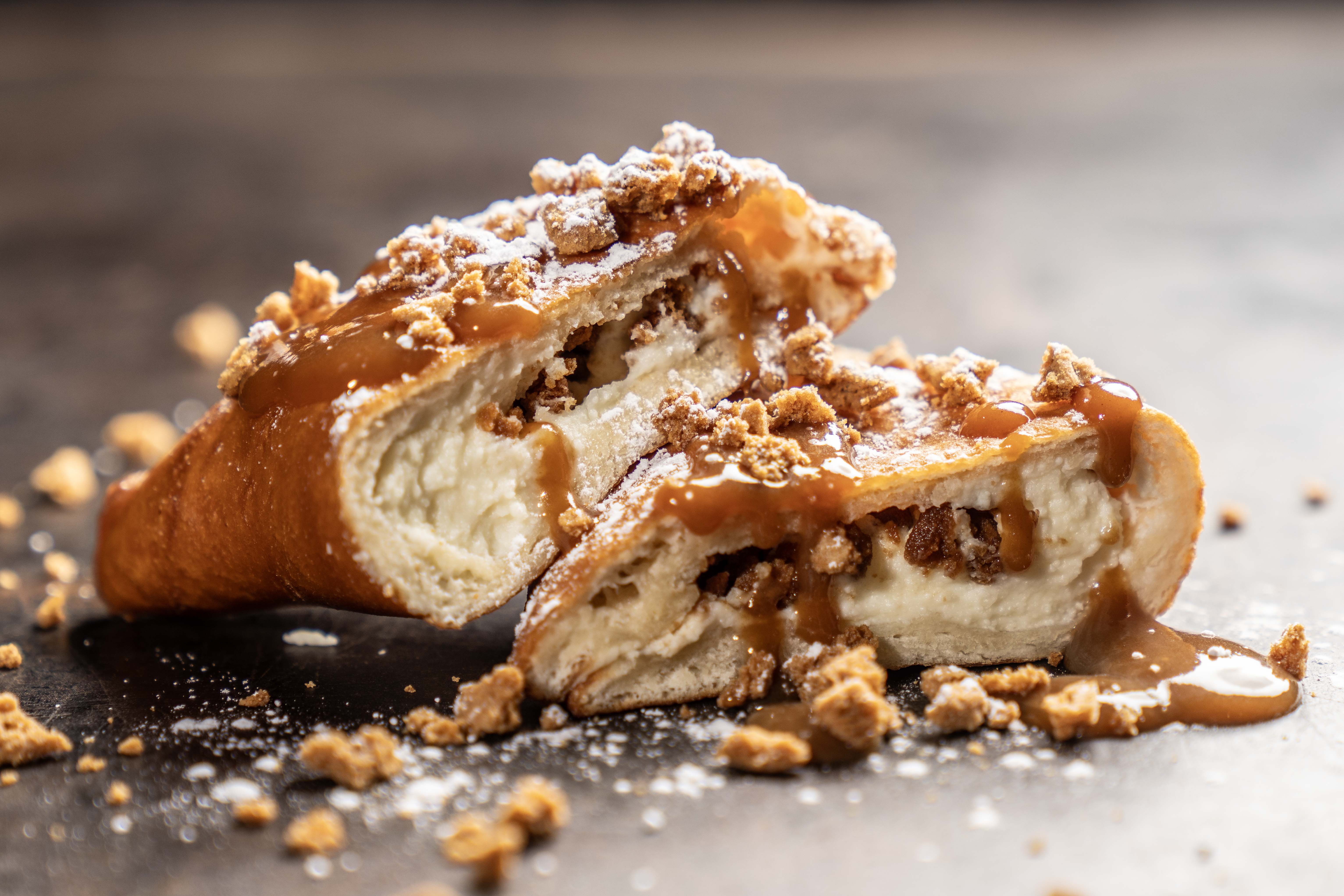 Túrós-kekszes pirog